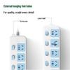 BULL GN-317 6-Outlet Power Strip with Individual Switches CN plug (adapter included)