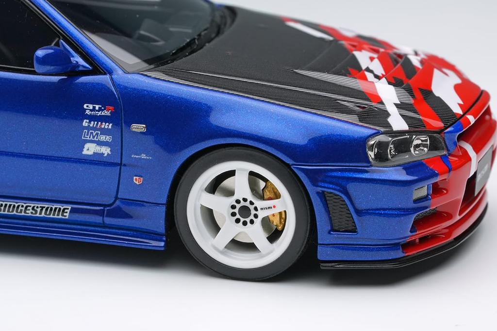 Makeup EIDOLON Nissan Skyline NISMO Launch Version Tokyo Auto Salon 2000 Finished Product EM771 1/43 GT-R (BNR34 R-tune)