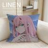 Mecha DARLING in the FRANXX Cushion Cover Pillowcase Set Pcs x x Breathable Washable Sofa Cushion Cover