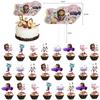 Gabby's Dollhouse Party Supplies Include Banner Cake Topper Balloons Spiral-56