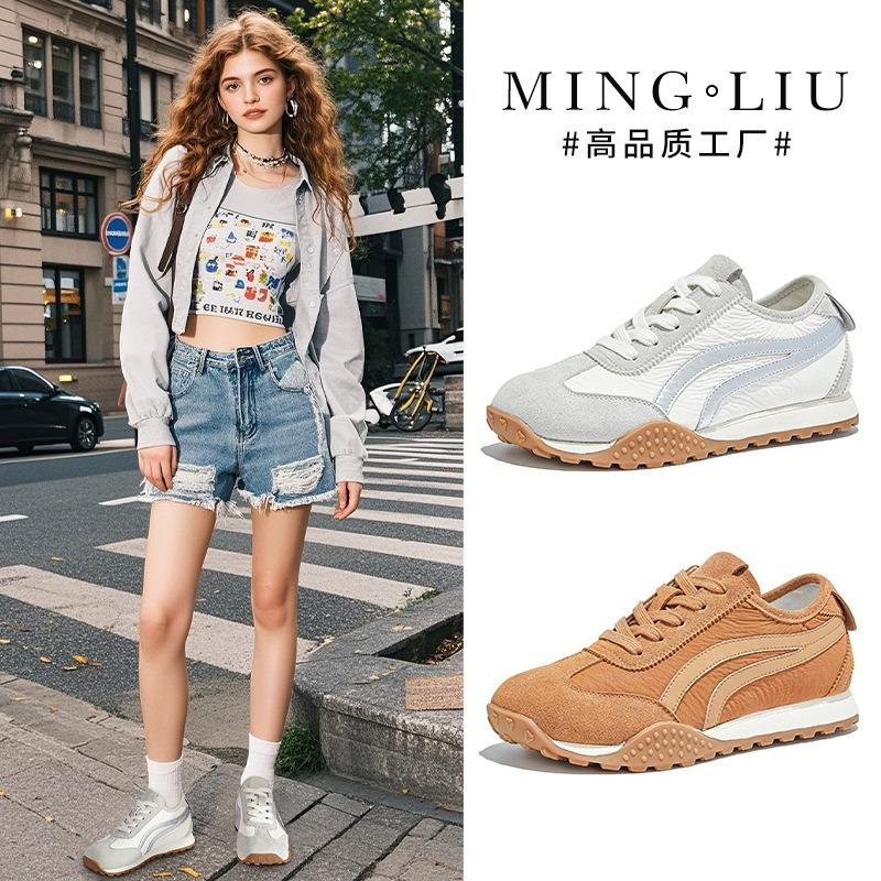 Retro leather women's autumn new shoes women's sports casual versatile fashion women's shoes