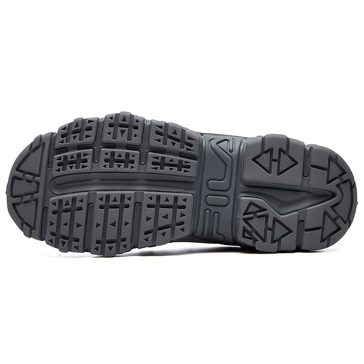 Fila Cat Paw Woven Lightweight Low-Top Casual Shoes Women Sneakers Black Gray F12W114111FBA