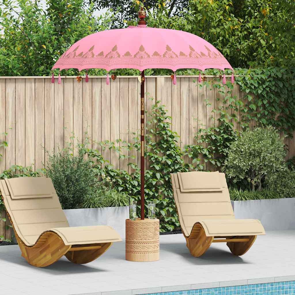 Balinese Parasol Pink 185 X 185 X 260 Cm