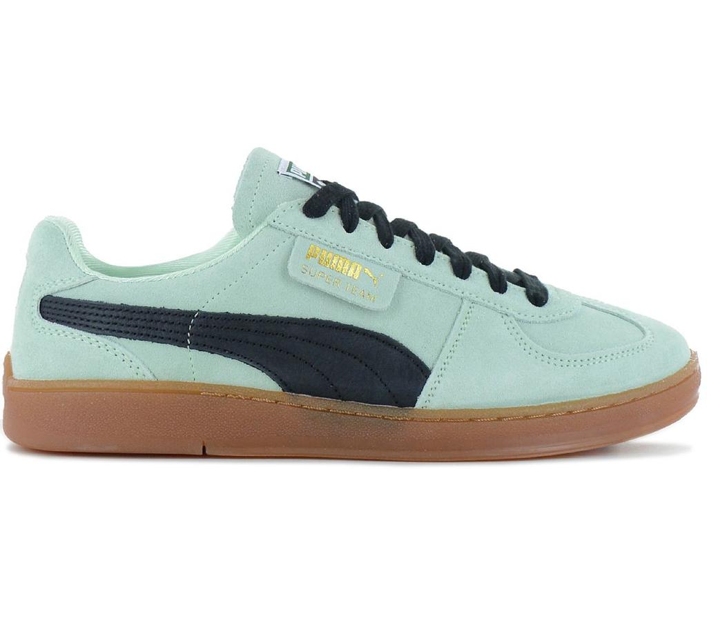 Puma Super Team Semsket skinn - Sneakers for menn Sko Grønn 397514-02 ORIGINAL