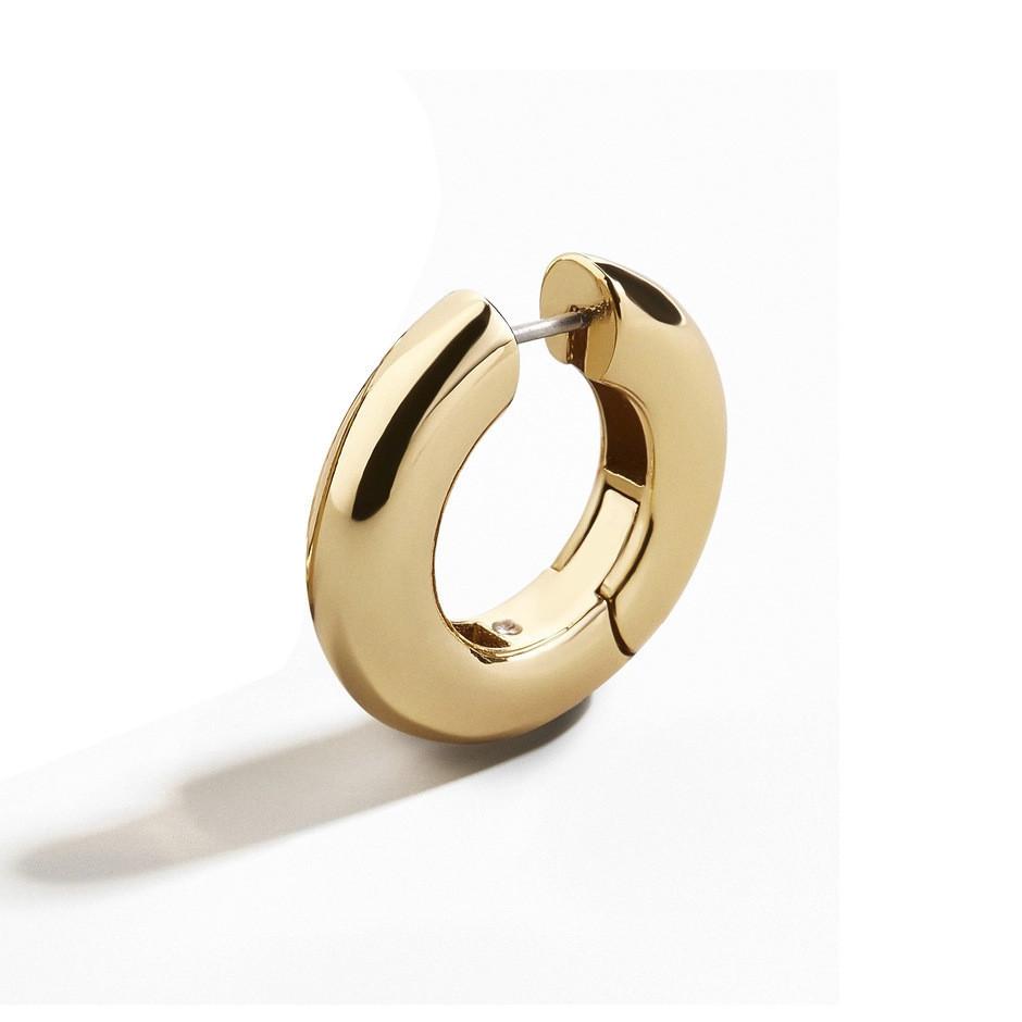 Hoop Sleek Copper Earrings For Women Geometric Shape Ideal For Birthdays And Anniversaries