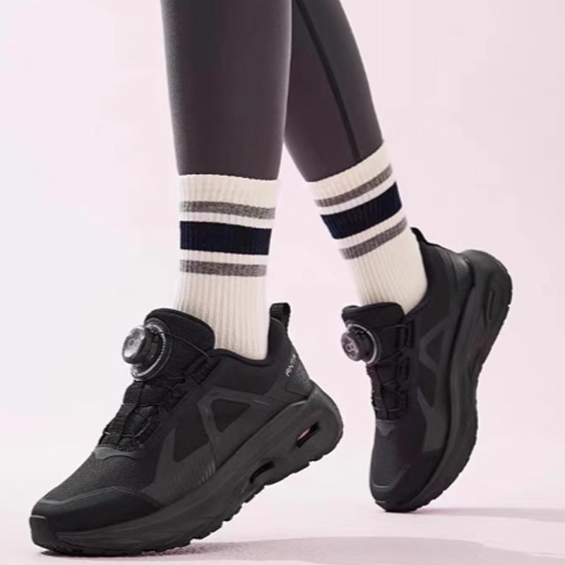 New Anta Divine Pro Anti-Slip Wear-Resistant Low-Top Casual Shoes Women's Basic Black 122447711-7