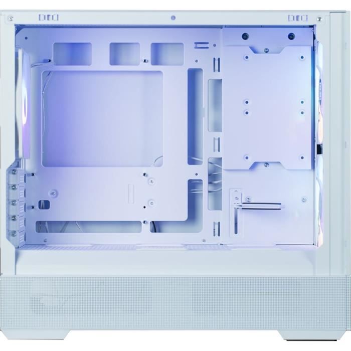 Boîtier PC Mini Tour Sans Alim - ZALMAN P30 AIR (Blanc) - Micro ATX/Mini-ITX - 3x140mm A-RGB - Mesh - USB-C/3.0/HD Audio