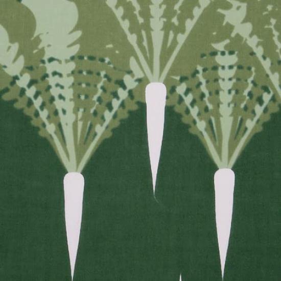 Dyeing Anbo Hand Towel Dark Authentic Dyed Cotton Made In 35cm X 100cm "Kameido Daikon, Green" 100% Tokuoka, Japan,