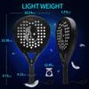 Padel 670 Tenisové rakety, Rakety na paddle tenis z uhlíkových vlákien s jadrom z peny EVA Memory Flex, Ľahká raketa na paddle pre Pop tenis