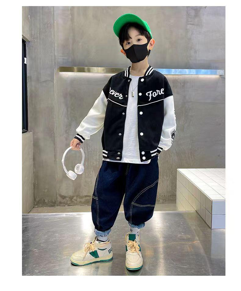 2025 Boys' Spring/Autumn Fashion Jacket - Stylish Baby Baseball Uniform Top