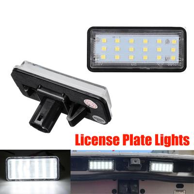2 adet Araba LED Numaralı Plaka Lambaları Lexus LX470 GX470 LX570 Toyota Land Cruiser 120 Prado Land Cruiser 200 İçin Beyaz