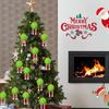 Bowknot Little Plush Ball Christmas Decoration Hanging Plush Ball Festive Atmosphere Display.