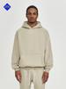 Men's Fleece Hoodie 350G Heavyweight Solid Color Oversized Pullover Fall Winter Streetwear