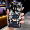 Jujutsu Kaisens Itadori Yuji Plating Phone Case For Samsung S25 S24 S23 S22 S21 S20 FE Note20 Edge Plus Ultra 4G 5G Anti Fall