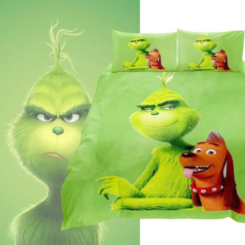 The Single Bedding Double Duvet Cover Pillowcase Cartoon Bedding Print