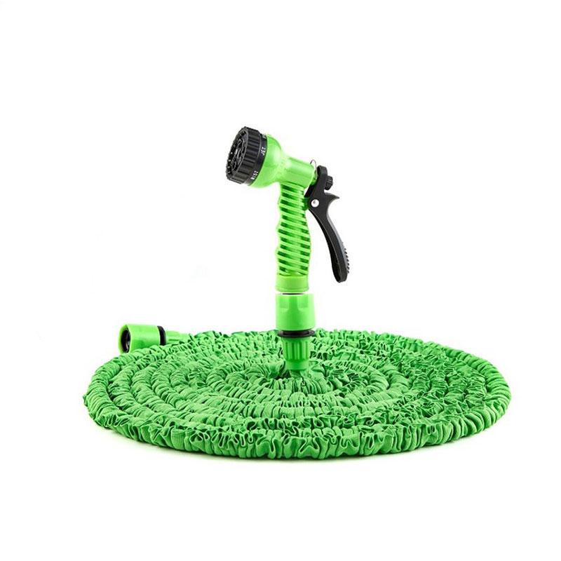 

Шланг высокого давления, расширительный шланг, шланг для орошения высокого давления, может удлинять садовый шланг, пистолет-распылитель, автомобильный водяной пистолет 25FT(7.5m) зелёный