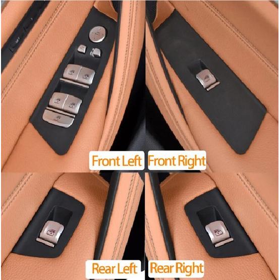 Door Handle Window Switch Panel Trim Cover for BMW 5 M5 G30 G31 2017