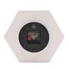 Interval Hexagon Porcelain Wall Clock - White