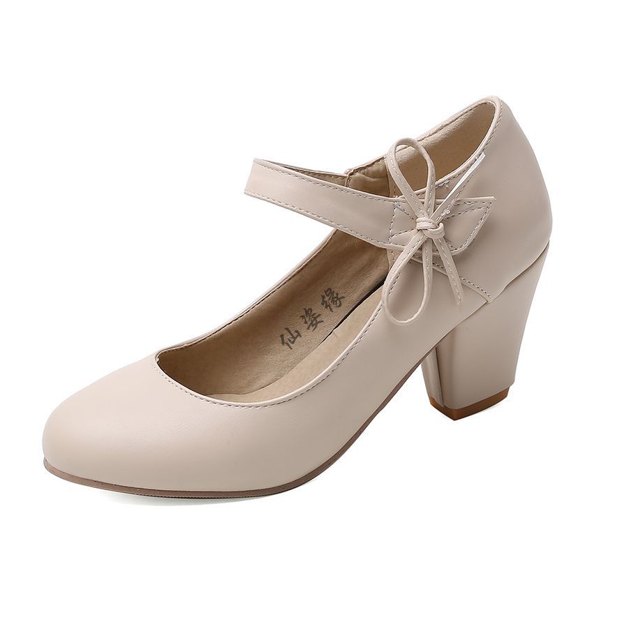 Mode Damen High Heels Schleife Knöchelriemen Frau Kleid High Heel Schuhe Damen Absatz Pumps Party Hochzeitsschuhe Größe 34-46