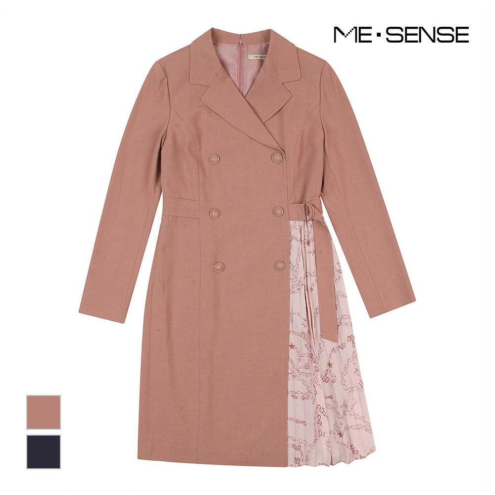 MESENSE Contrast Point Button Collar Dress_Mb29Opm125Z