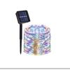 1 2 3 4 5Packs Solar Led Fairy Light Outdoor Christmas Lights 8Modes Copper Wire Lights Waterproof Garden Tree Patio Decor