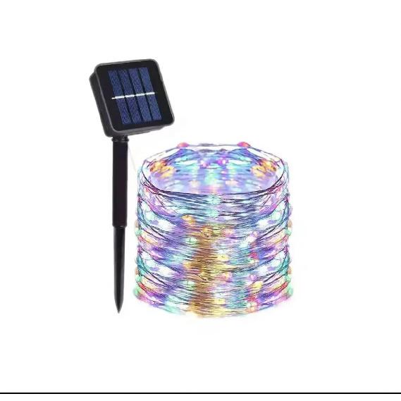 1 2 3 4 5Packs Solar Led Fairy Light Outdoor Christmas Lights 8Modes Copper Wire Lights Waterproof Garden Tree Patio Decor