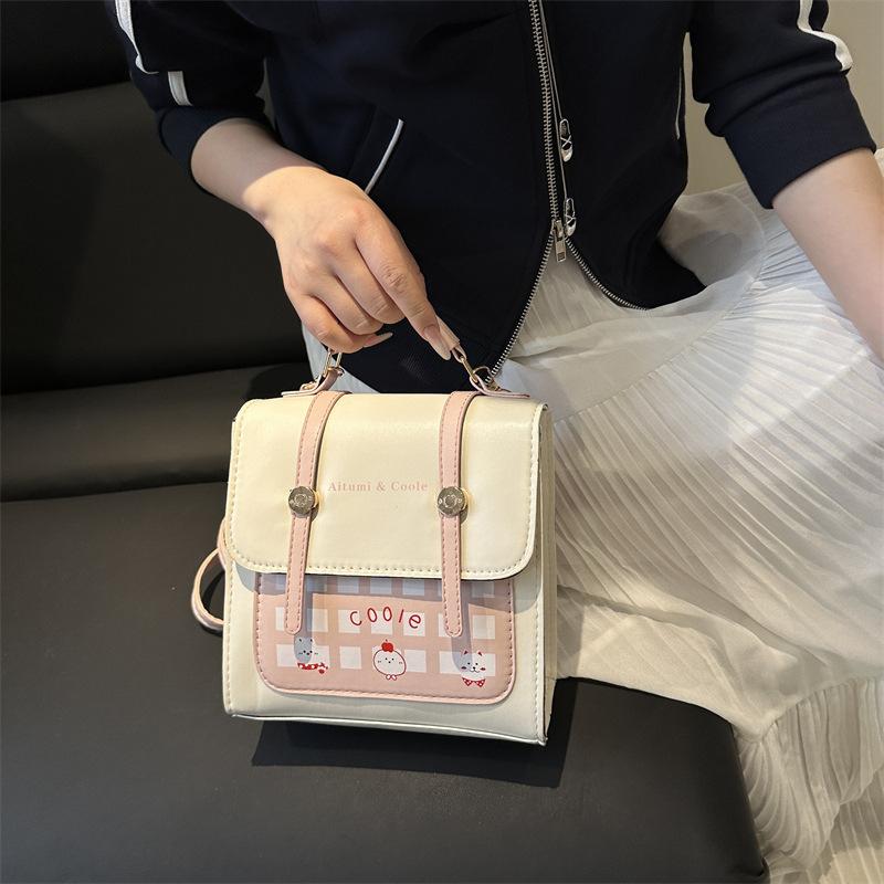 Schoolbag Fashion Personality Simple Niche Design Backpack Large Capacity High Value Handbag Korean Version Versatile Women's Bag