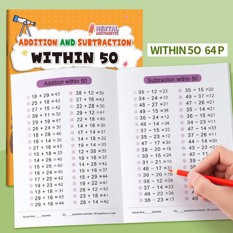 Early Childhood Math: Addition & Subtraction Workbook 10-100
