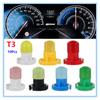 10PCS Interior Light T3 COB Wedge LED Auto Instrument Bulbs 12V Automóveis Car Styling Rosa Verde Azul Vermelho Amarelo Branco