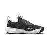 Nike Flex Advance Slip Resistant Cushioning Abrasion Resistant Breathable Low top Kids' Running Shoes Black White CZ0186-002