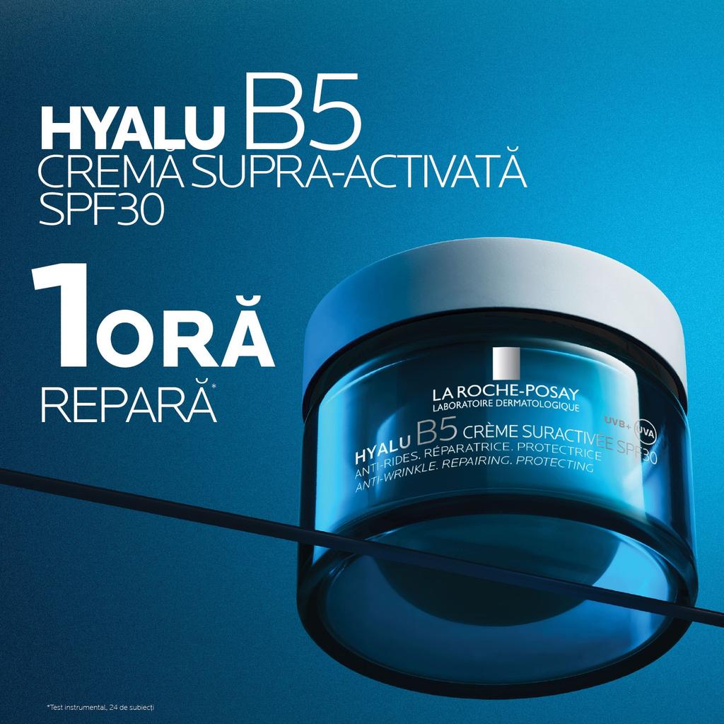 La Roche-Posay Hyalu B5 Anti-Wrinkle Repair Day Cream SPF30 50ml with Hyaluronic Acid & Vitamin B5, Moisturizing & Brightening