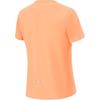 Li-Ning Comfortable Casual Solid Color Breathable Round Neck Pullover Short Sleeve T-Shirt Women Tops Candy-Orange ATSU006-4