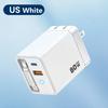 80W USB-Typ-C-Ladegerät mit einziehbarem Kabel PD Schnellladung für iPhone 17 16 Laptop Macbook Telefon
