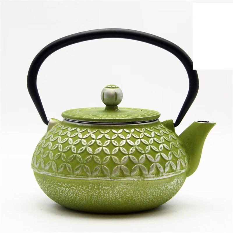 ZISIZ Four-Leaf Clover Cast Iron Teapot