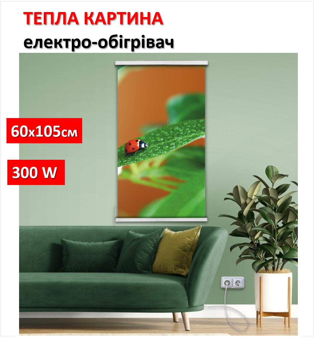 

Picture-heater Ladybug on film Monocrystal 105x60 cm 300 W 105x60