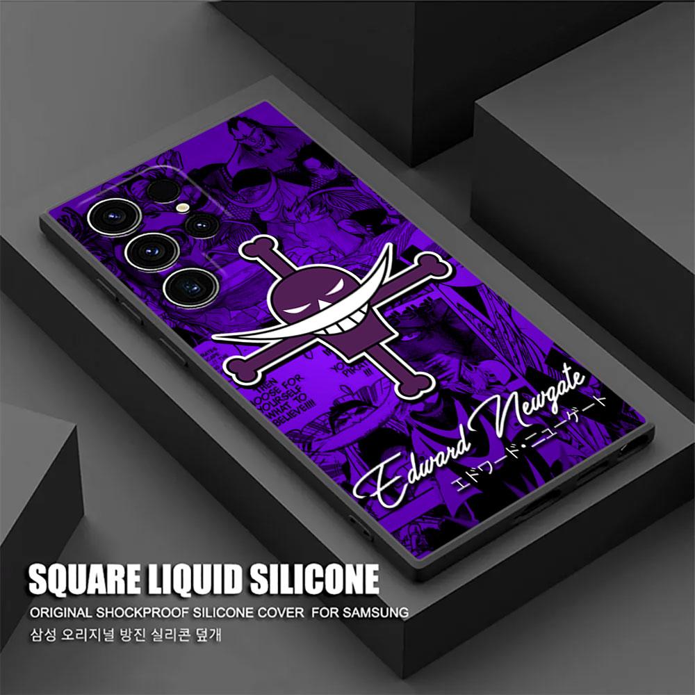 One LOGO Pieces Anime Phone Case For Samsung Galaxy S25 S24 S23 S20 S21 FE S26 S22 Ultra 5G S26 Plus S25FE Soft Silicone Cover