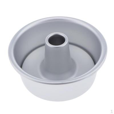 1 Set Aluminum Alloy Food Cake Pan, Removable Loose Bottom Non-Stick Chiffon Bakeware for Oven