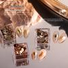 High-Gloss Gold & Silver Foil Flakes: Nail Art Stickers and Sequins