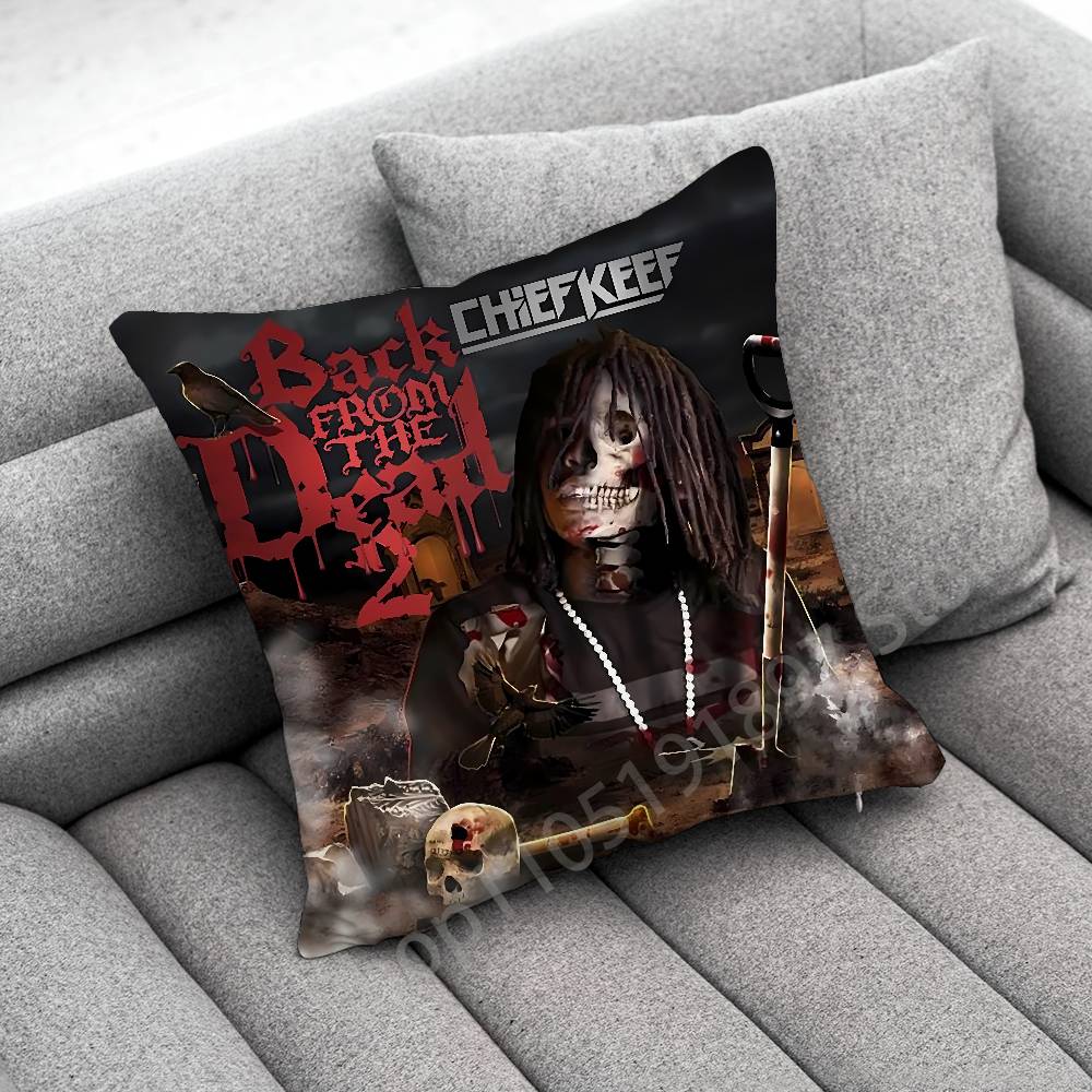 C-Chief K-Keef Endlich Reich Widmung Kissenbezug Für 40x40cm 45x45cm 50x50cm 55x55cm Quadratischer Sofakissenbezug Hülle