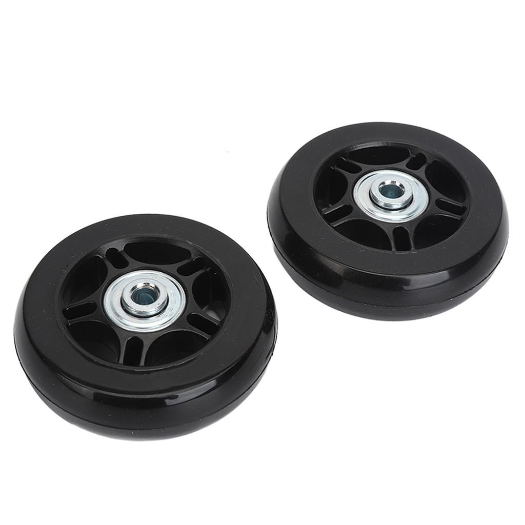 2ks Náhradní kolečka kufru Univerzální gumová otočná kolečka Ložiska Sady na opravu