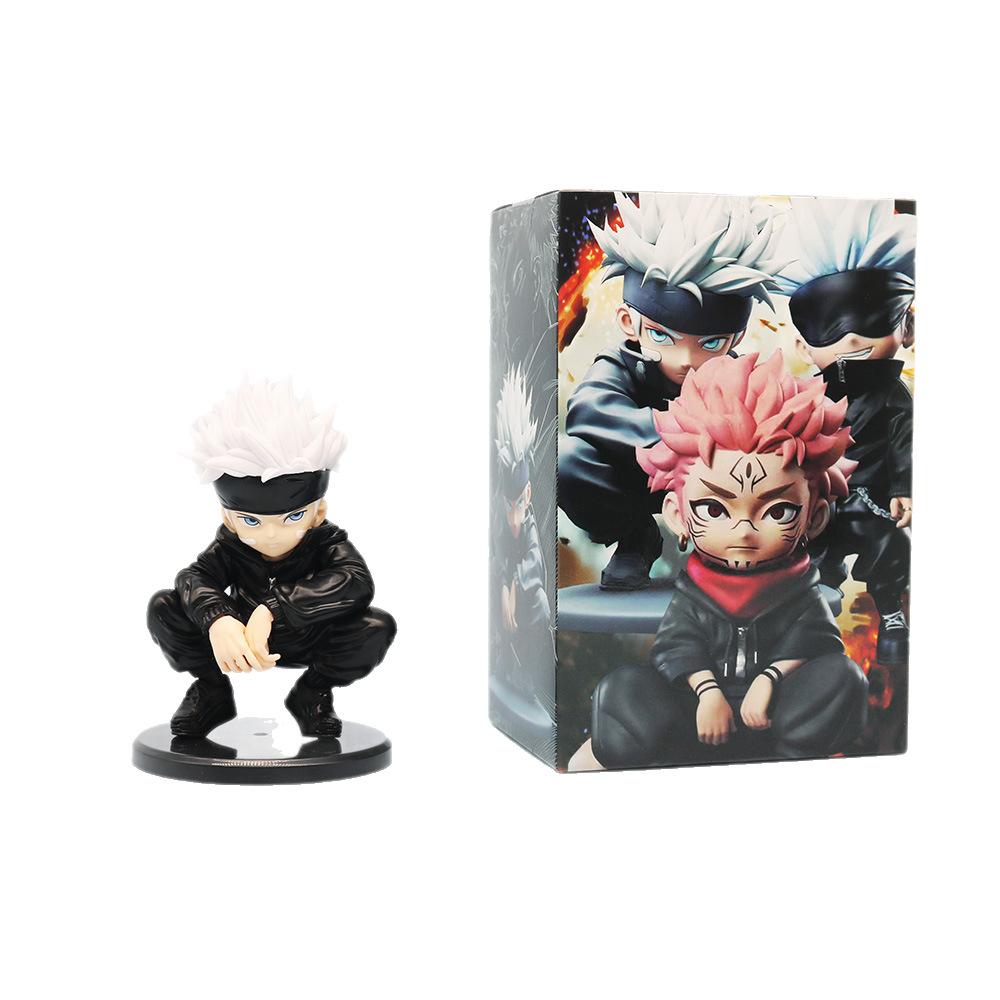 One Piece Q Version Figure Cute Nika Luffy Zoro Sanji Yamato Model Statue Anime Collectible