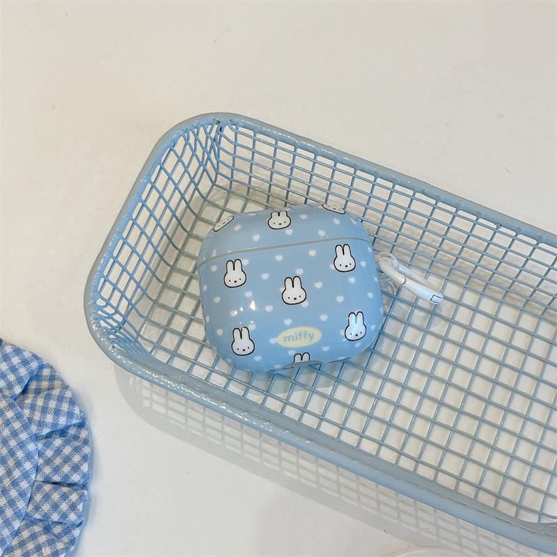 Applicable To AirPodspro3 Apple Third Generation Bluetooth Headset Case 4th Generation Pro3 Generation Cartoon Rabbit Second Generation Pro2 Female