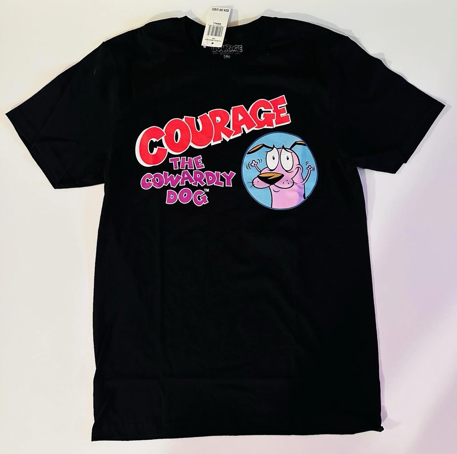 Cartoon Courage The Cowardly Dog T-Shirt New XXXL