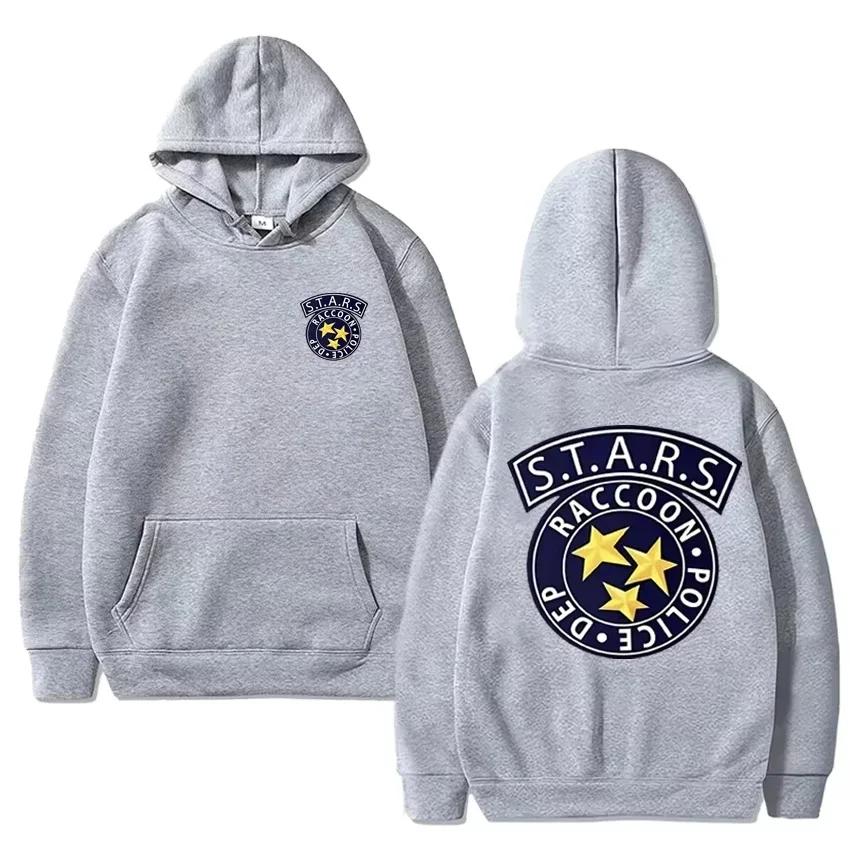 New In Limited Resident Evil Graphic Hoodie Men Women Harajuku Fashion Y2k Sweatshirt Unisex Casual Fleece Long Sleeve Pullovers
