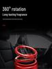 Dual-Ring Solar Car Aromatherapy Spinner Ornament