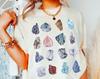 Crystals Tee: Comfort Colors Geology Shirt and Kids Tshirt, Rock Lover Gift