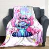 1pc S-Stitch13 Blanket, Gift, for Men and Women, Soft Blanket, Good for Sofa Bed Couch Travel, Lightweight Flannel Blanket