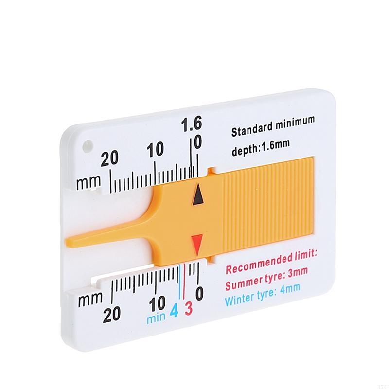 2025 New 1Pc New Tyre Depth Gauge Car Motorcycle Trailer Wheel Measure Tool