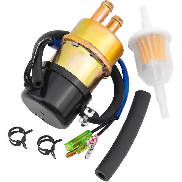 Road Passion 12v 60LPH Electric Fuel Pump for Kawasaki Mule 3010 KAF620E 4x4 2001-2008 / Mule 3010 KAF620H 4x4 2003-2008 / Mule 3010 KAF620J 4x4