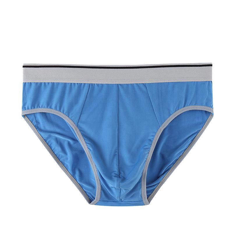 Men's Modal Bamboo Silk Briefs - Breathable, Large Size, Summer Thin